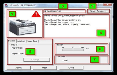 Cách xử lý sự cố cơ bản bằng Smart Organizing Monitor của máy in Ricoh